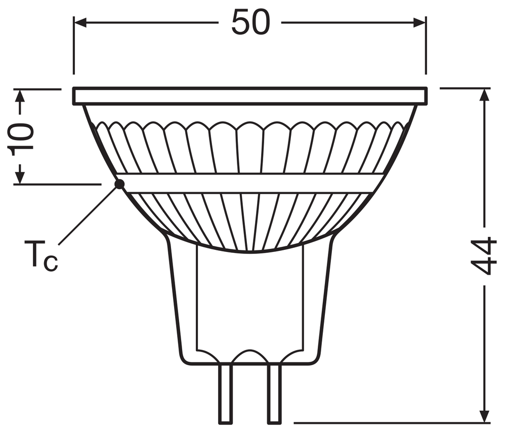 Faretto LED ad alte prestazioni GU5.3 MR16 5W 345 lumen 36D 4000K Bianco Freddo dimmerabile sostituisce 35W