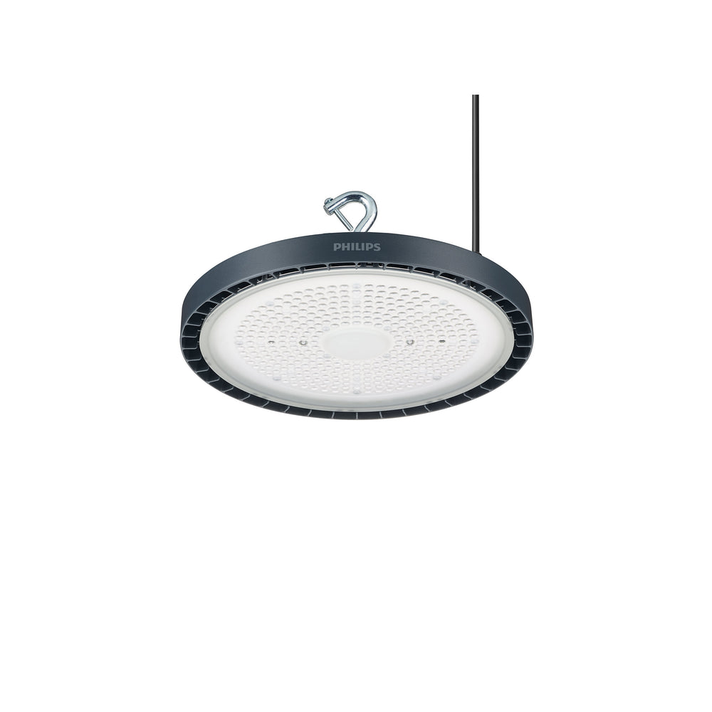 Philips CoreLine Highbay Gen5 LED 126W 20000 lumen 4000K IP65 IK08 fascio ampio alluminio pressofuso grigio