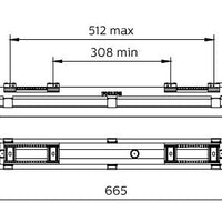 Philips CoreLine WT120C G2 luce LED impermeabile 15W 1900 lumen 4000K IP65 IK08 220-240V 665mm Grigio