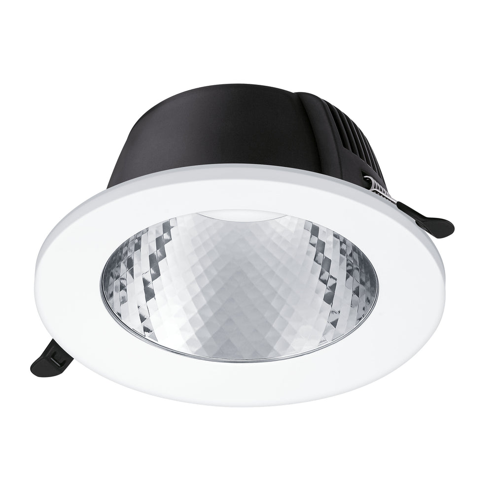 Philips DN070B Faretto LED da incasso 12W 220-240V 4000K 1200 lumen 60° IP20/54 UGR19 Nero Ø150mm