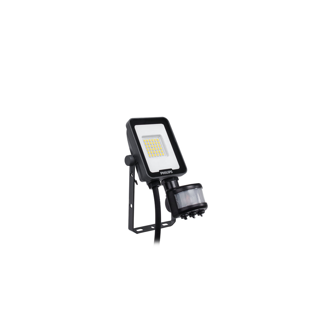 Philips Ledinaire Proiettore LED 10W 1100 lumen 3000K IP65 IK07 Grigio con sensore staffa regolabile