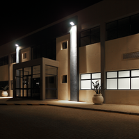 Philips Ledinaire Proiettore LED 10W 1100 lumen 3000K IP65 IK07 Grigio con sensore staffa regolabile