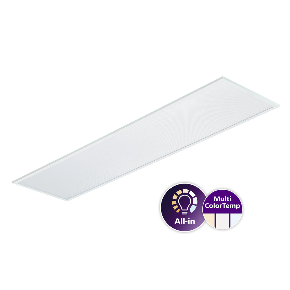 Philips Ledinaire RC065B G5 Pannello LED 28W 3000K/3500K/4000K 3400-3600 lumen 1195x295mm UGR19 Bianco IP20