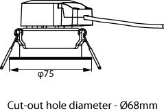 Philips Ledinaire Faretto LED da Incasso 6W 4000K 550 lumen 220-240V Dimmerabile a Taglio di Fase 36° Bianco IP20