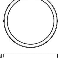 Philips Ledinaire SlimDownlight LED da superficie 19W 3000K 2000 lumen Bianco 225mm IP20