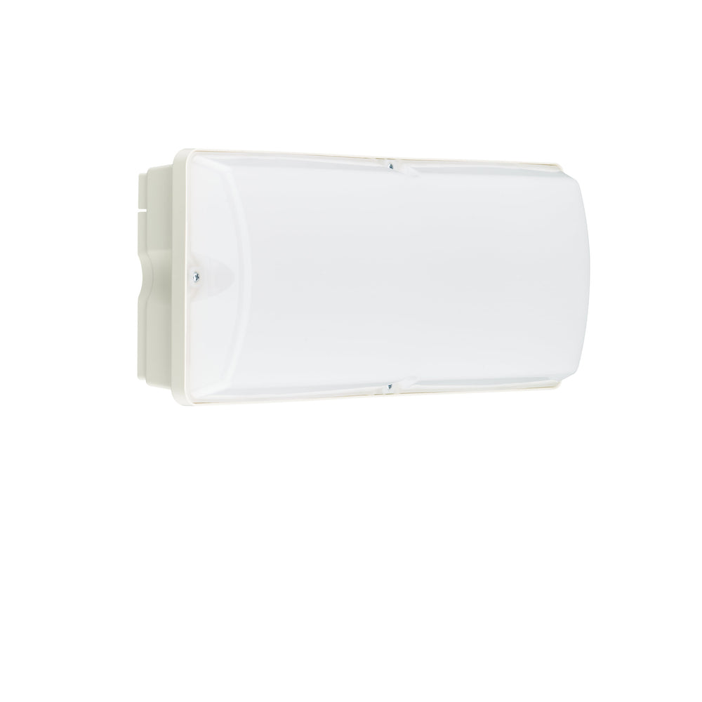 Philips Ledinaire Square applique da parete, LED 6W 4000K, 630 lumen, IP65 IK08, corpo in policarbonato Bianco