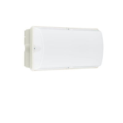 Philips Ledinaire Square applique da parete, LED 6W 4000K, 630 lumen, IP65 IK08, corpo in policarbonato Bianco