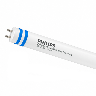 Philips MAS LEDtube HF 600mm T5 7W 3000K 1000 lumen G5 Vetro satinato, Dimmerabile, CRI 80, RoHS CE