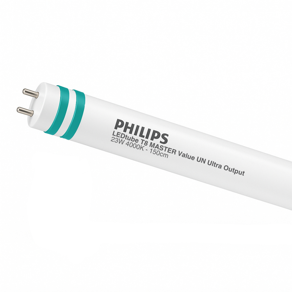 Philips MAS LEDtube T8 1500mm 23W 4000K Cool White 3700 lumens G13 frosted glass tube, CE RoHS