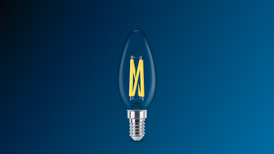 Lampadina Philips MAS LEDLusterDT E27 P45 3.5W dimmerabile a luce calda