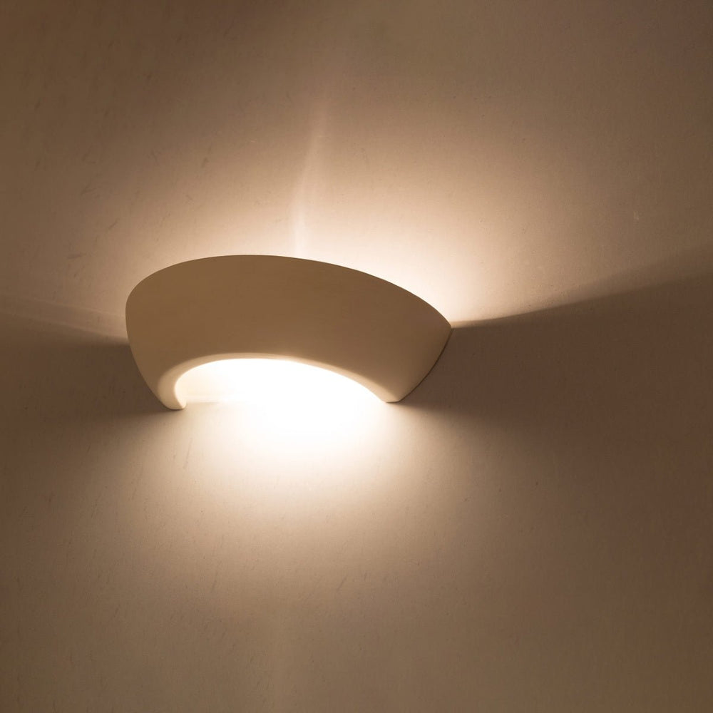 Sollux Lighting wandlamp keramiek OSKAR LED 220-240V AC IP20 matte gold