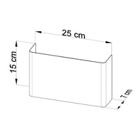 Sollux Lighting wandlamp COPERTURA LED 220-240V 50W CRI 80 IP20