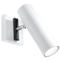 Direzione white wall lamp by Sollux Lighting with 50W LED capability