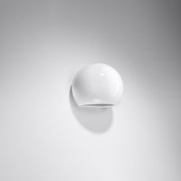 Lampada LED Sollux Lighting 50W globo in alluminio, IP20, 220-240V, 4000K, finitura oro opaco