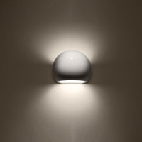 Lampada LED Sollux Lighting 50W globo in alluminio, IP20, 220-240V, 4000K, finitura oro opaco