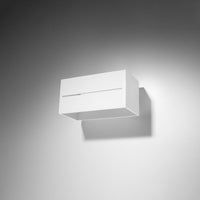Sollux Lighting LED wall lamp LOBO MAXI white, 50W, CRI 80-89, IP20, 220-240V