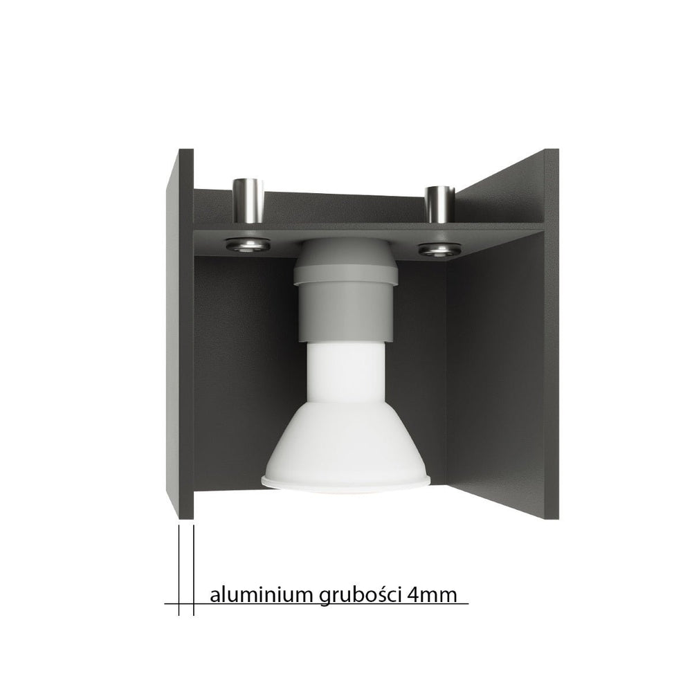 Sollux Lighting LOBO MAXI LED wall lamp 220-240V 50W aluminum