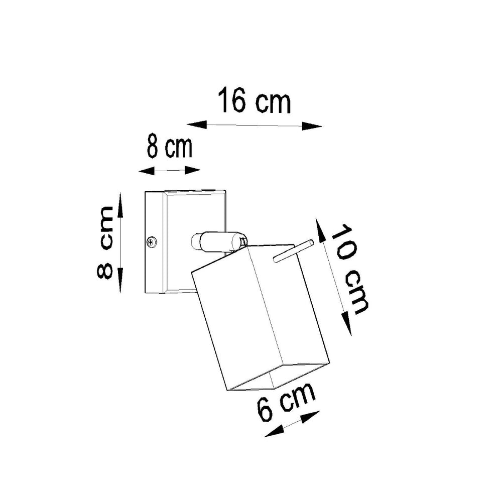 Sollux Lighting LED wall lamp MERIDA white 50W 220-240V 80+ CRI