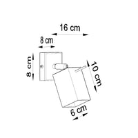 Sollux Lighting MERIDA black LED wall lamp, 220-240V, IP20, 80-89 CRI, aluminum, 50W max