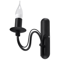 Sollux Lighting minerwa black wall LED light 104mm 50W IP20
