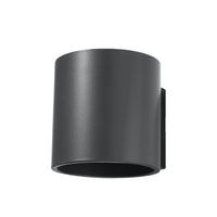 Sollux Lighting orbis 1 anthracite led wall light 220-240V IP20 durable aluminum