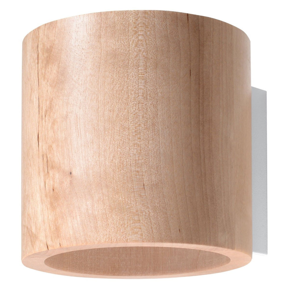 Sollux Lighting orbis wooden LED wall lamp, IP20, 220-240V, 50Hz, CE certified