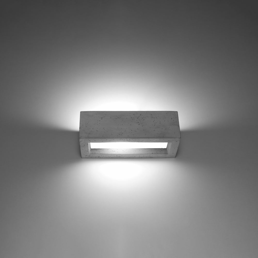 Sollux Lighting LED wall lamp vega 30 with E27 fitting 50W aluminum
