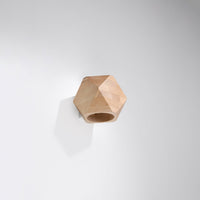 Sollux Lighting woody wall lamp in natural wood, CE, RoHS certified