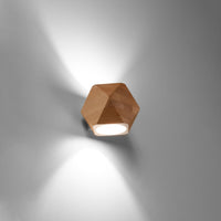 Sollux Lighting woody wall lamp in natural wood, CE, RoHS certified