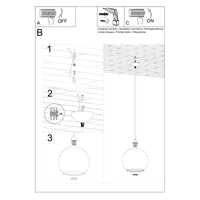 Sollux Lighting LED lamp Tsong in matte gold 50W with 104mm length