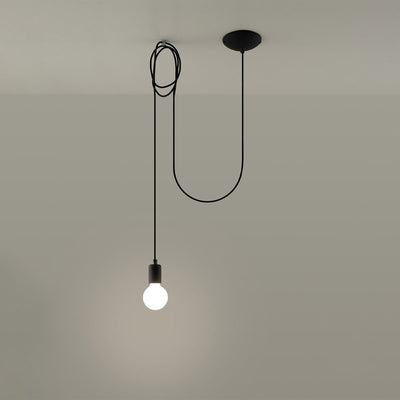Hanglamp edison 1 black LED lamp 220-240V AC | IP20 | 50W max