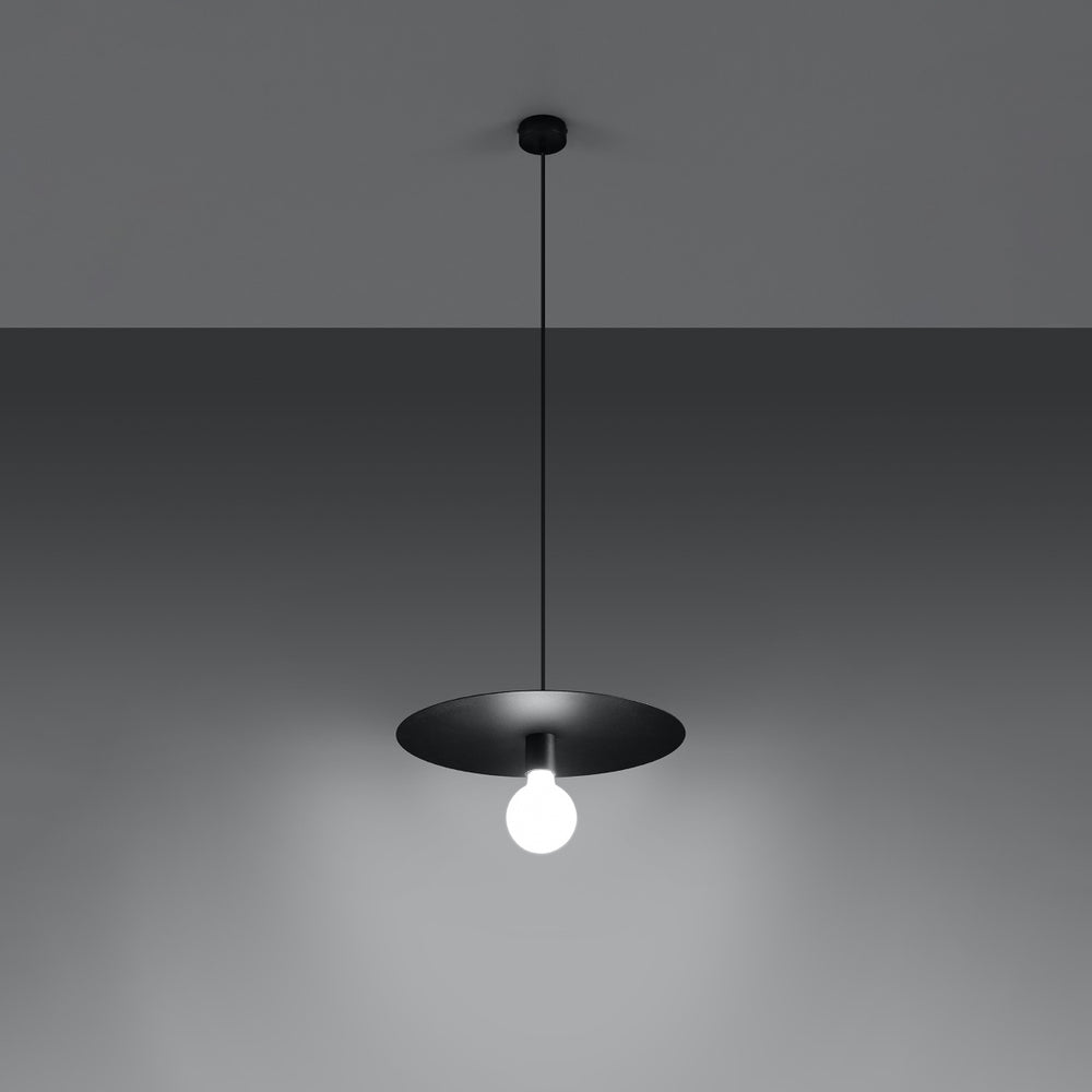 Sollux Lighting FLAVIO black LED lamp with 115mm height and 50W max wattage
