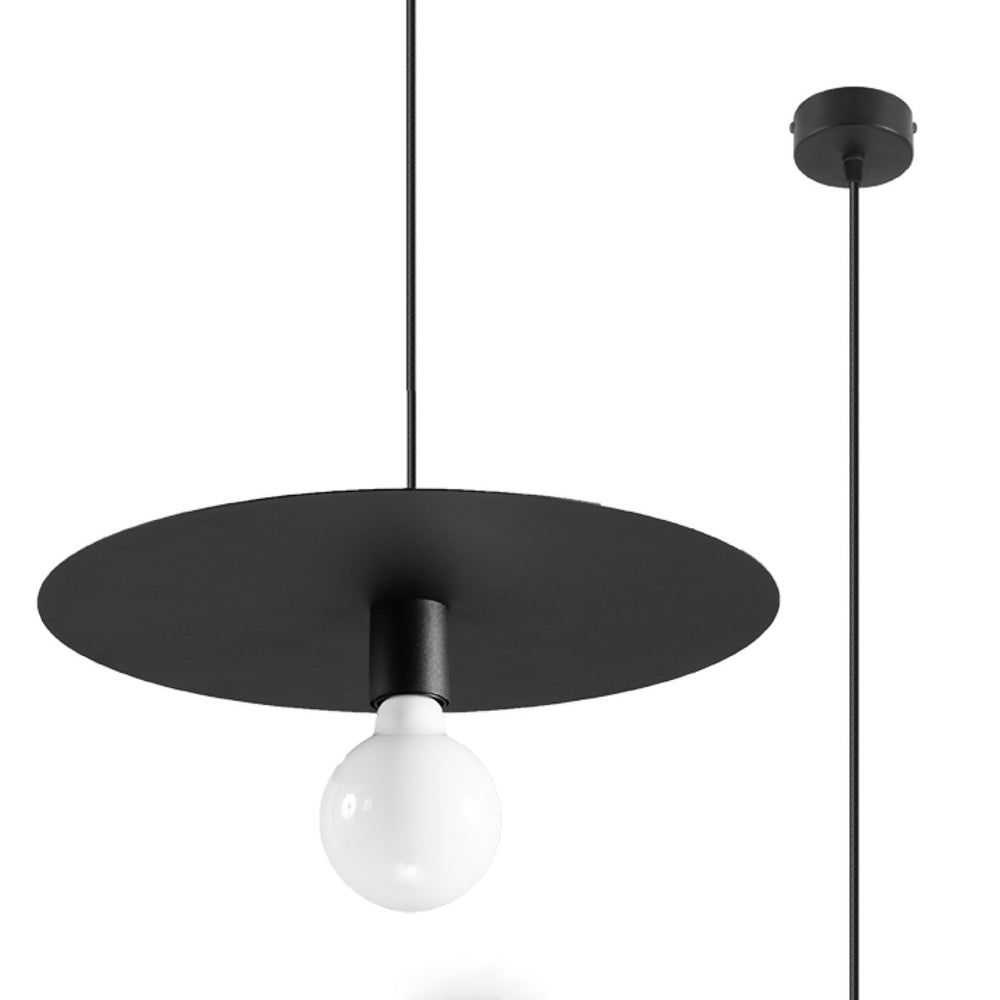 Sollux Lighting FLAVIO black LED lamp with 115mm height and 50W max wattage
