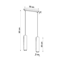 Sollux Lighting led lamp LINO 2 with 50W max wattage - 220-240V AC