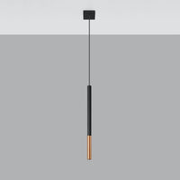 Sollux lighting LED pendant lamp matte gold brass 220-240V 50W E27 fitting