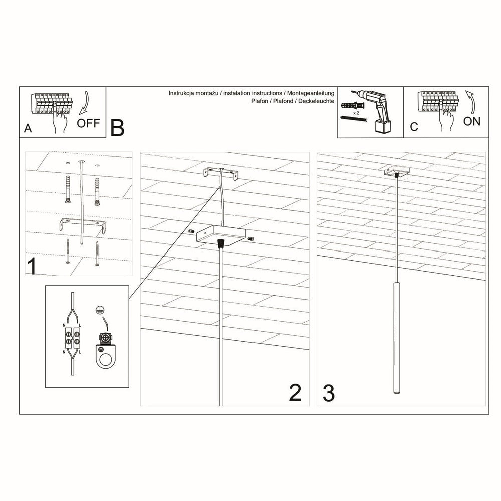 Sollux LED hanglamp wit PASTELO 1x G9 fitting, mat goud messing, 50W max.