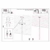 Sollux Lighting LED hanglamp zwart pastelo with G9 socket and 50W power