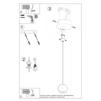 Sollux Lighting woody LED lamp 104mm Aluminium 50W 220-240V AC 4000K