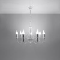 Kroonluchter MINERWA 7 LED lamp by Sollux Lighting 50W, 220-240V, CRI 80-89, IP20, matte gold