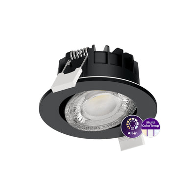 Philips RS071B faretto LED nero 40° regolabile 2700K 3000K 4000K 550 lumen