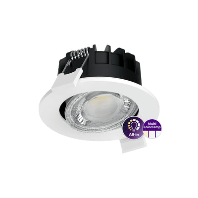 Faretto LED Philips RS071B 40D PSR PI6, 2700K-4000K, 550 lumen, IP65, dimmerabile, bianco