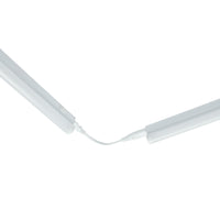 Spectrum cabinet switch T5 WW 900mm 10W 3000K LED with 120° beam angle and 1200 lumens, IP20, white housing