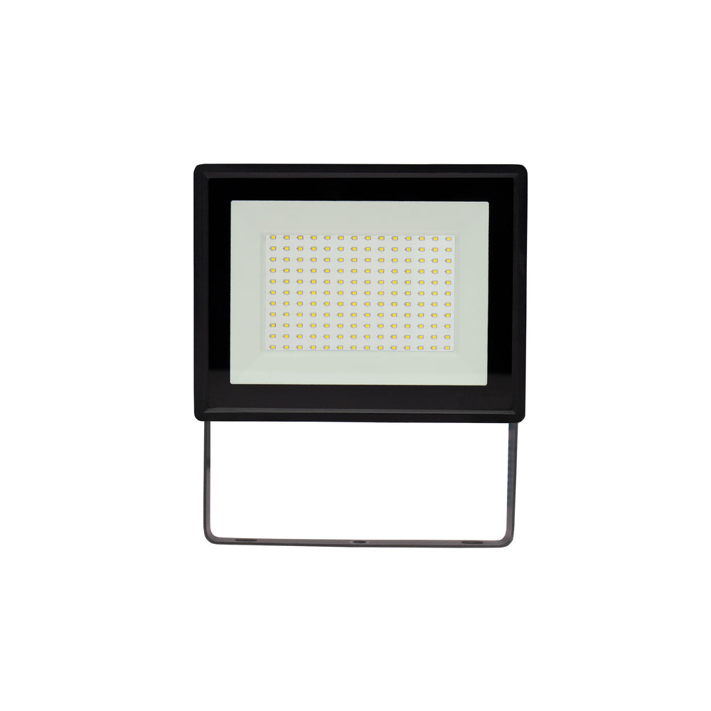 Spectrum LED floodlight 100W 3000K 8600 lumens 230V IP65 IK07 Black outdoor lighting