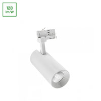 Andromeda COB LED 25W bianco caldo 3000K per binario a 3 fasi, angolo di radiazione regolabile 36-60 gradi, 3200 lumen