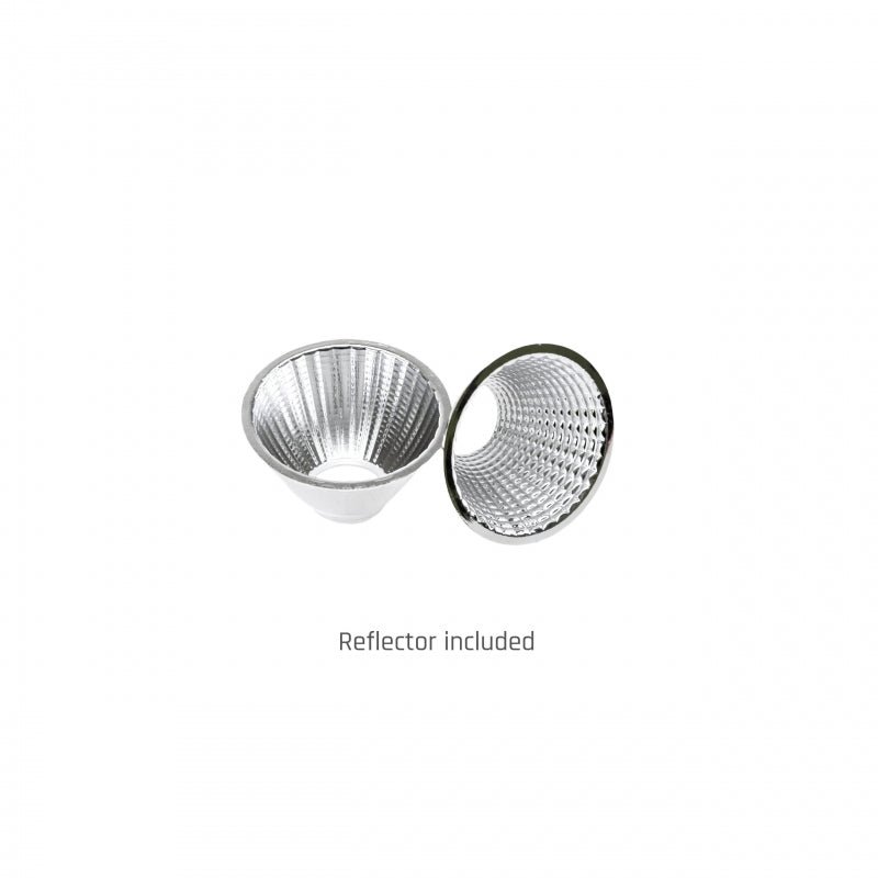 Andromeda COB LED 25W bianco caldo 3000K per binario a 3 fasi, angolo di radiazione regolabile 36-60 gradi, 3200 lumen