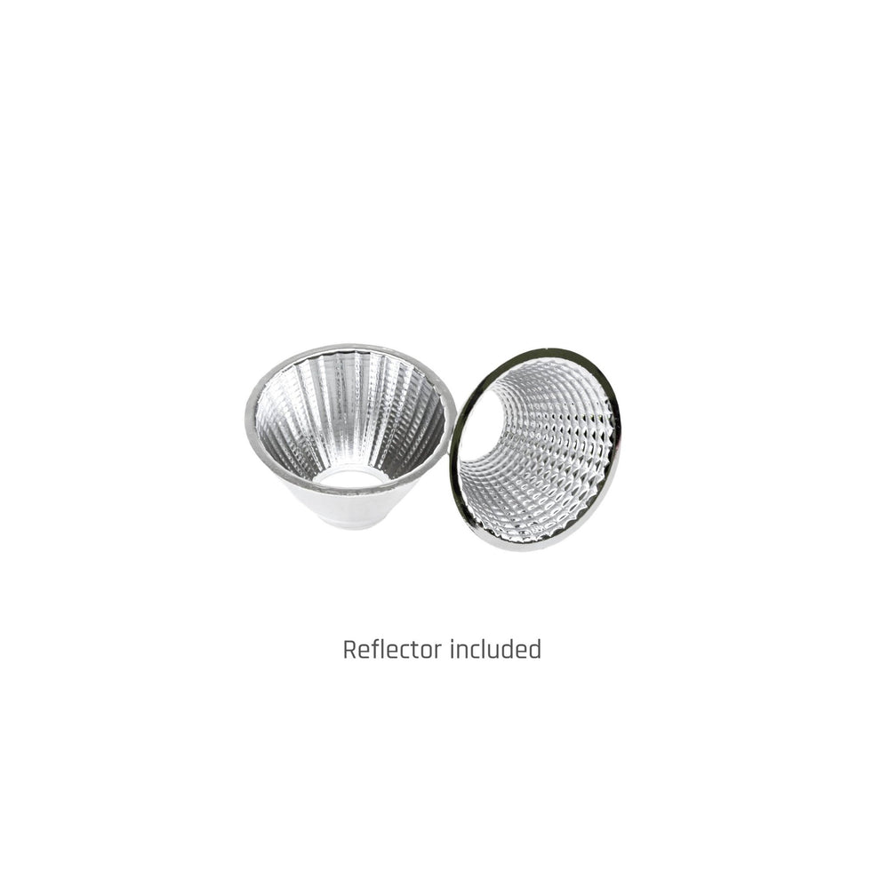 Andromeda COB LED 25W bianco caldo 3000K per binario a 3 fasi, angolo di radiazione regolabile 36-60 gradi, 3200 lumen