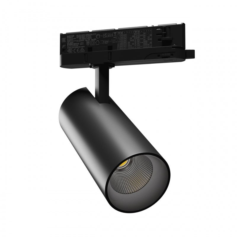 Faretto LED incasso Andromeda Spectrum nero, 3000 lumen, 3000K, IP20, CRI &gt;90, angolo di radiazione 36°/60°, 15-27W regolabile