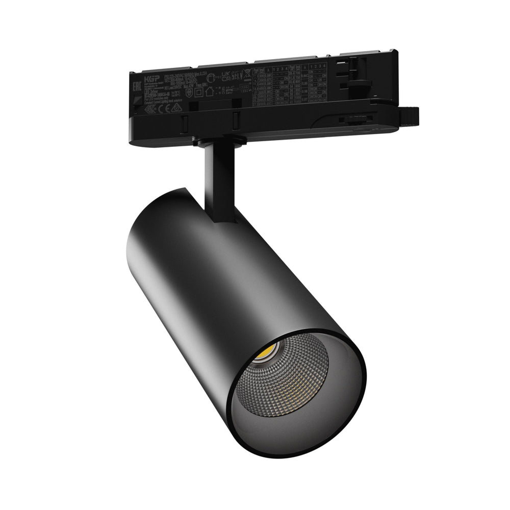 Faretto LED incasso Andromeda Spectrum nero, 3000 lumen, 3000K, IP20, CRI &gt;90, angolo di radiazione 36°/60°, 15-27W regolabile