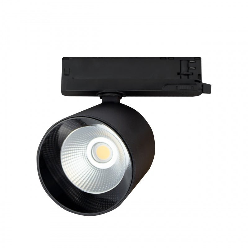Spectrum Artemida Maxi led nero, 4000K, 4500 lumen, CRI &gt;90, 42W, potenza regolabile, IP20, montaggio su binario a 3 fasi