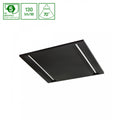 Pannello LED da soffitto Spectrum Algine Line nero 600x600mm 44W 4000K 5700 lumen IP20 non dimmerabile